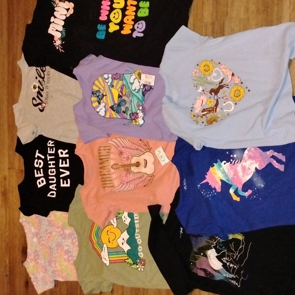 The Children's Place Other - Girls Lot Medium 7/8 Tops NWT